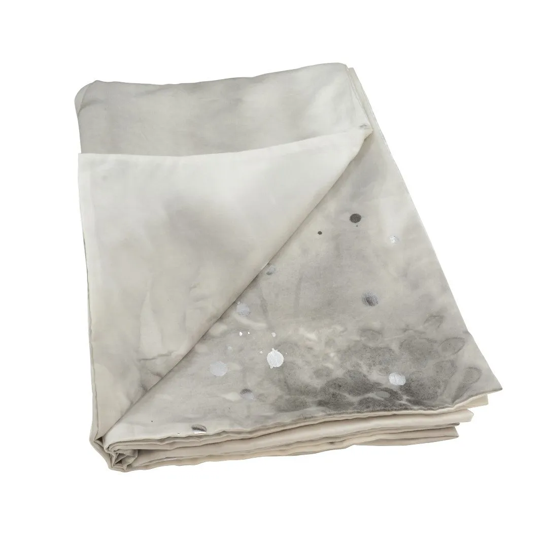 Stardust Charcoal Silver Throw